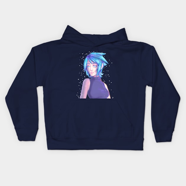 Aqua Kingdom Hearts Kids Hoodie by anim3manga